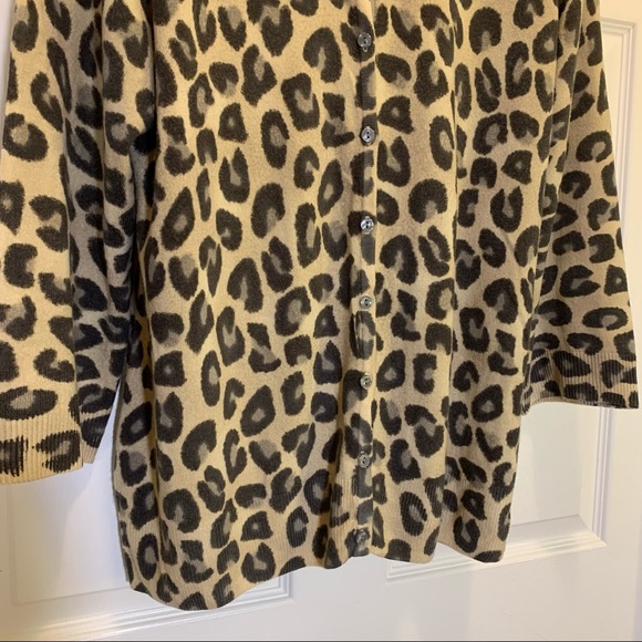CATO Woman NWOT Leopard Cardigan Size 22/24W - Picture 3 of 7